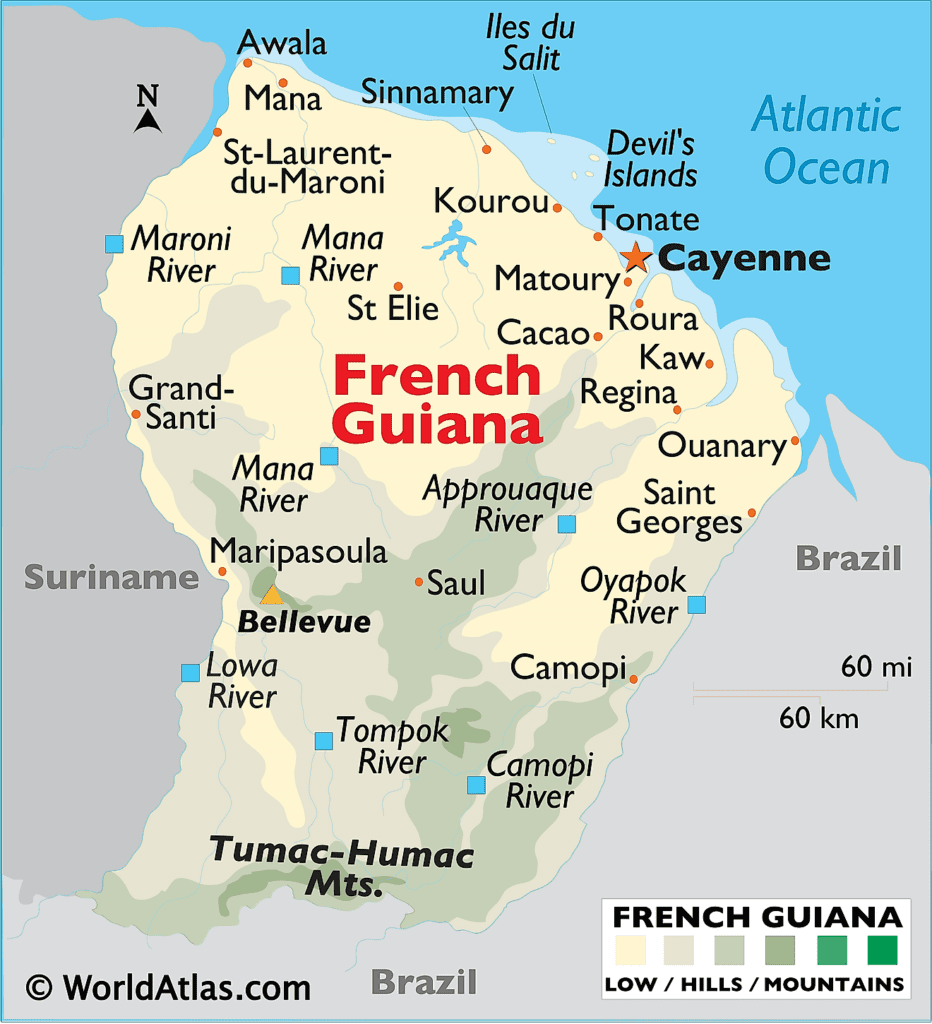 French Guiana Maps & Facts