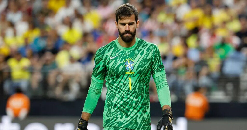 Alisson Becker stands up to first Copa America test when Brazil needs him