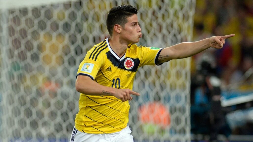 Colombia's James Rodriguez