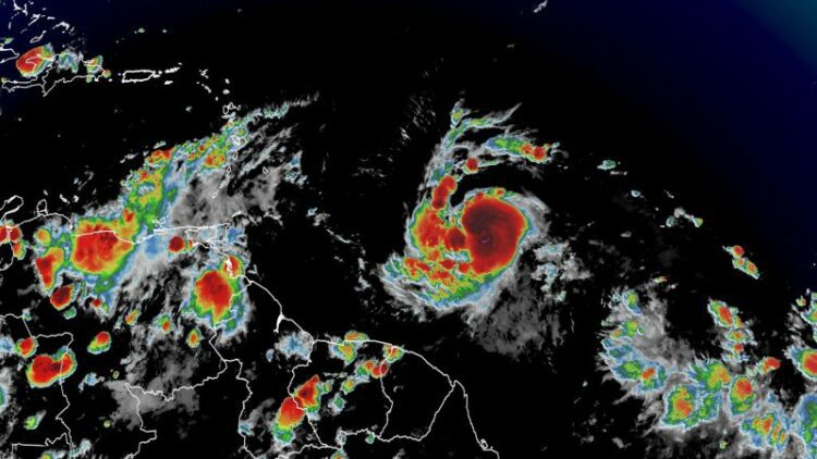 Hurricane Beryl intensifies into ‘very dangerous’ Category 3 storm as it approaches the Caribbean