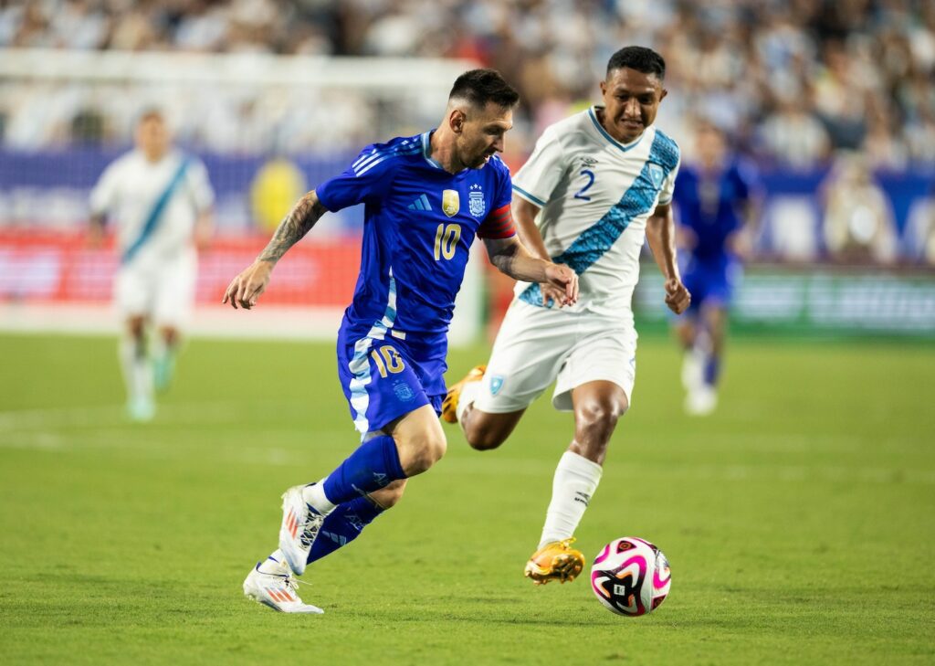 Lionel Messi scores twice in Argentina’s win over Guatemala at Commanders Field