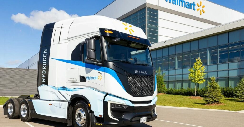 Walmart first retailer in North America to deploy hydrogen semi