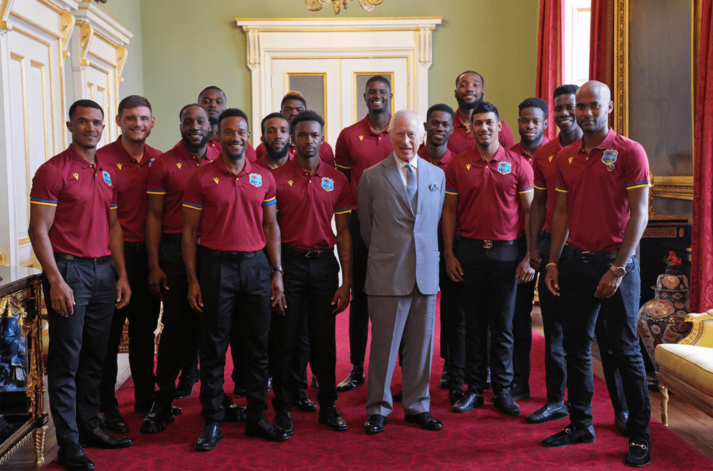 HIS MAJESTY THE KING HOSTS CARIBBEAN CRICKET KINGS