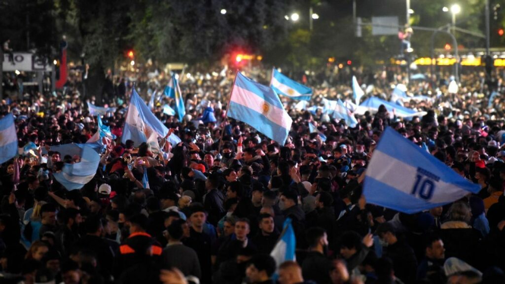 Argentina celebrate Copa América win without Lionel Messi