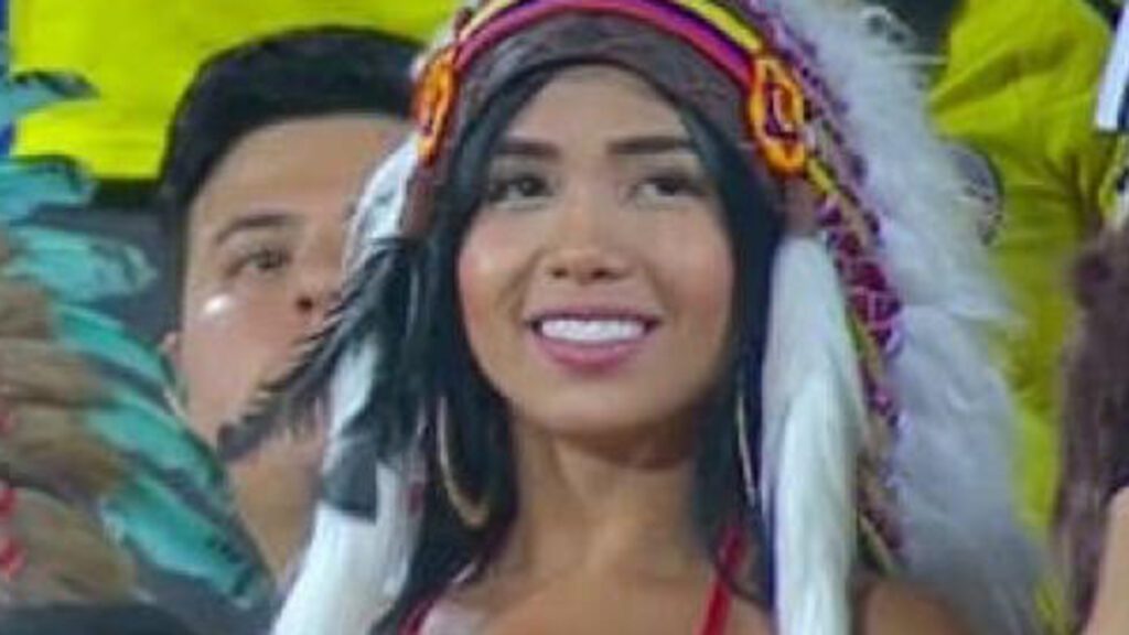 Fans ready to 'give up sleeping' to watch Copa America after glamorous Colombia supporter in bold outfit goes viral