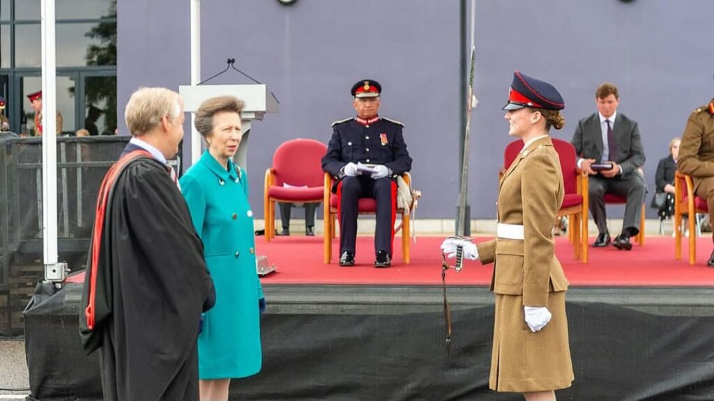 Princess Anne meets university student, 21, hoping to become the youngest person and first woman to row unsupported from Europe to South America