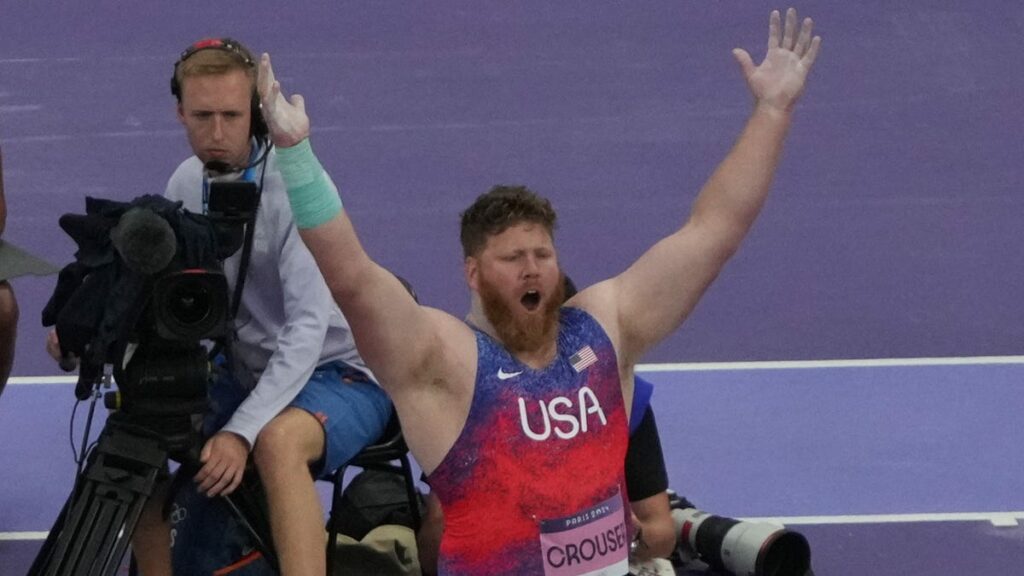 Ryan Crouser family soaks in his third Olympic gold medal in shot put