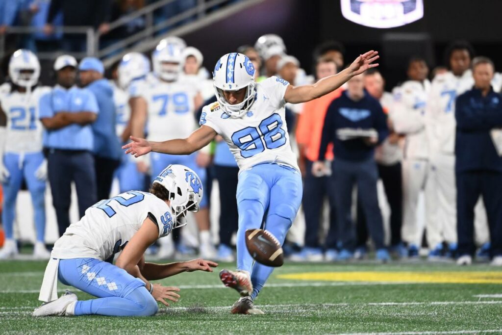 UNC starting kicker Noah Burnette nominated for prestigious Lou Groza Award