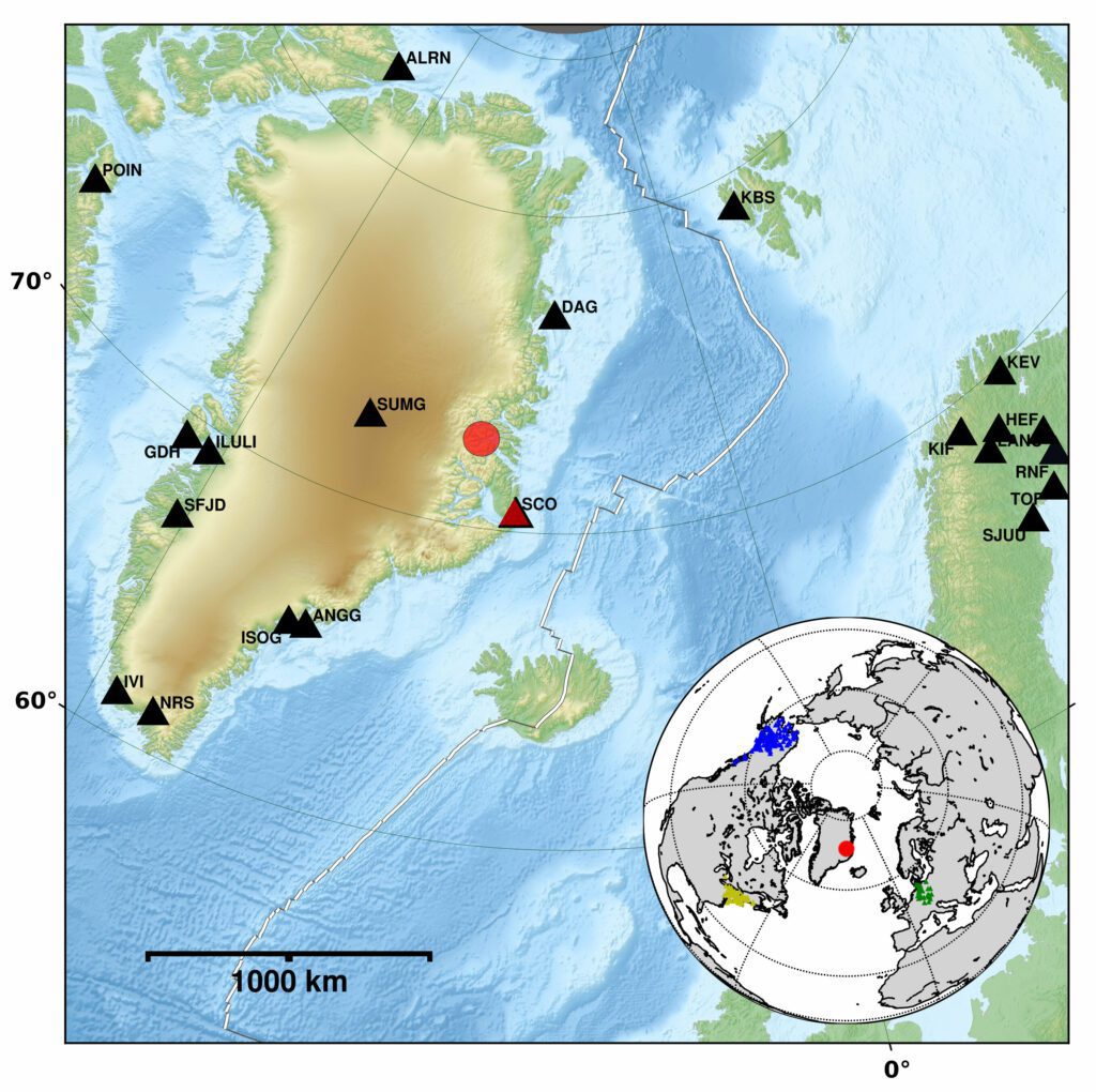 Landslide triggers megatsunami in narrow fjord