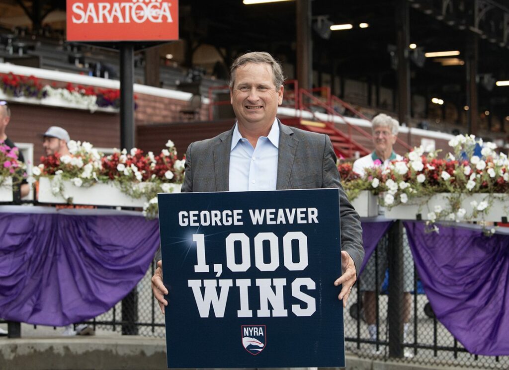 1,000 Wins in North America for Trainer George Weaver