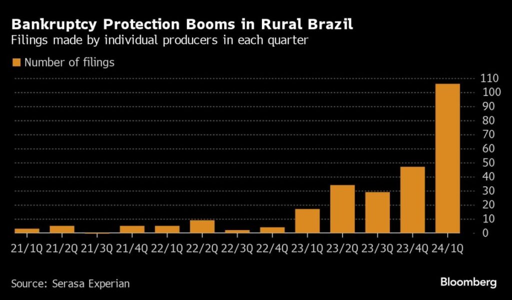 Creditors Struggle to Seize Land in Brazil as Bankruptcies Surge