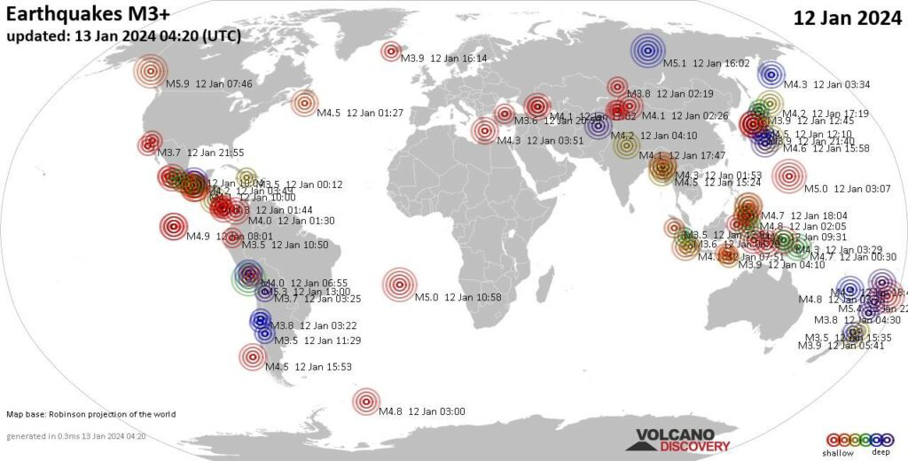 Earthquake Statistics 2024 By Economic Damage, Most Severe, Death Toll, Global Disaster Risk Index And Magnitude 2024