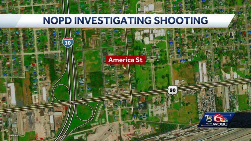 NOPD investigating shooting on America st.