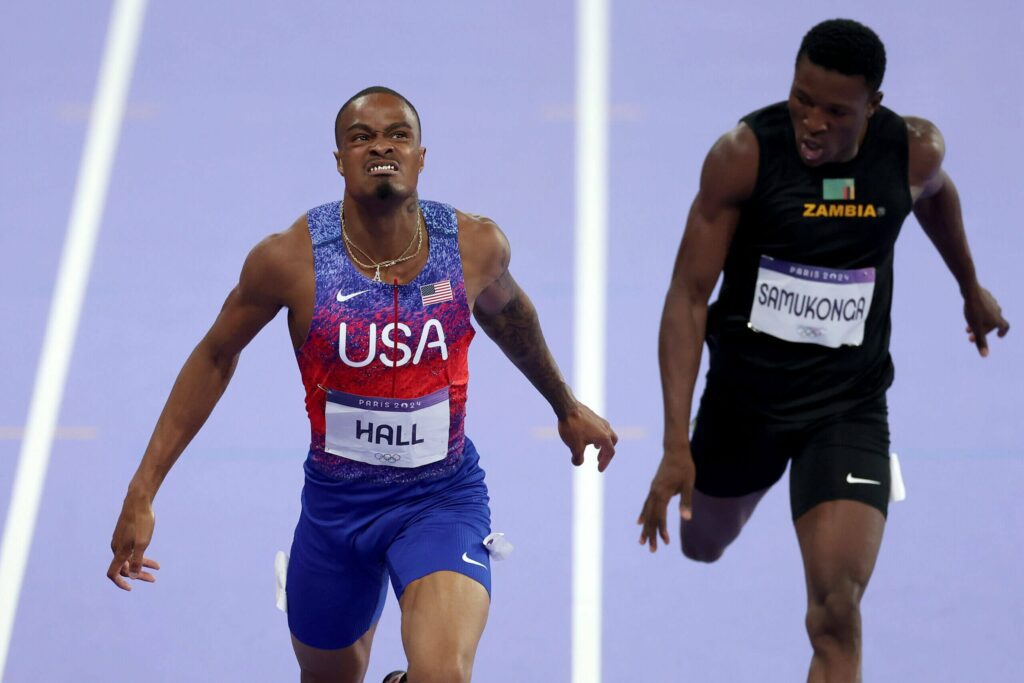 Quincy Hall snaps American drought in 400, takes gold from fastest Olympic field ever