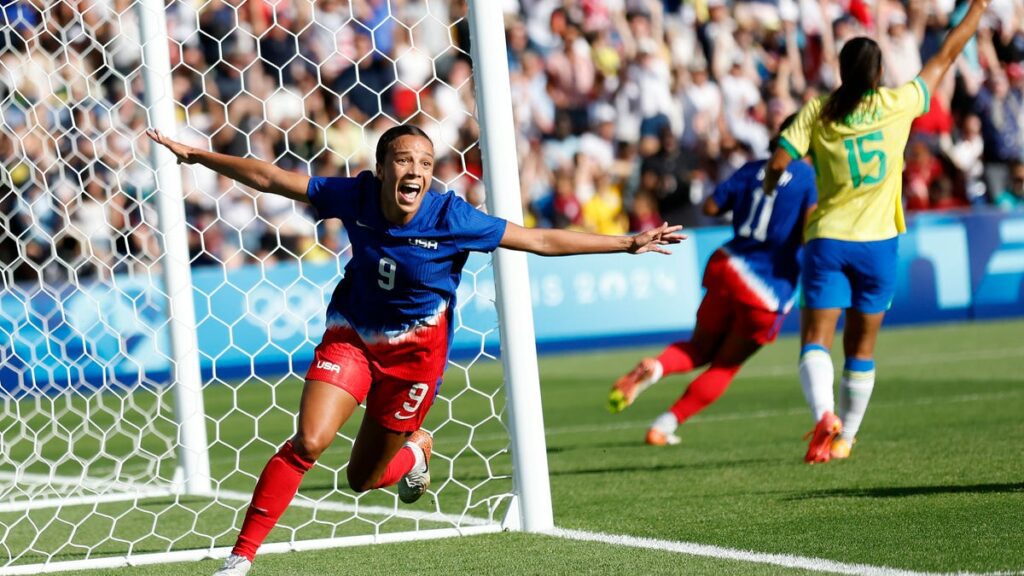 U.S. women's soccer edges Brazil to win fifth Olympic gold, first since 2012