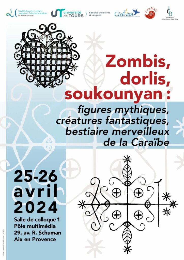 Zombis, dorlis, soukounyan : figures mythiques, créatures fantastiques, bestiaire merveilleux de la Caraïbe