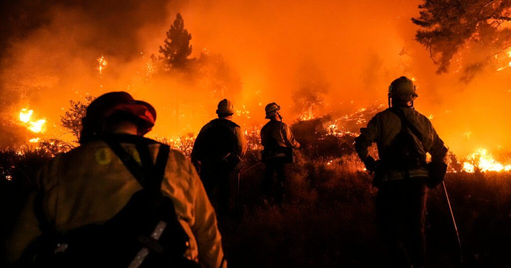 Bridge Fire explodes in size; man arrested in connection with Line Fire