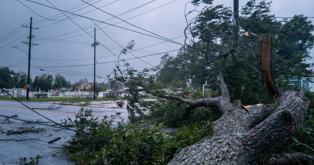 Thousands without power as severe rain and wind hit the Gulf Coast