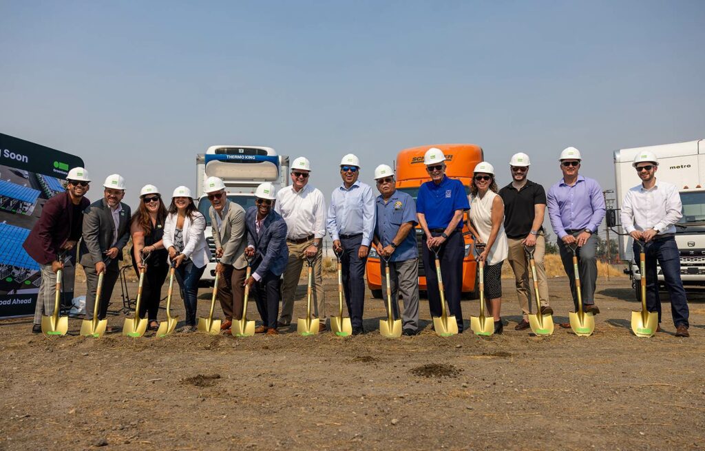 Daimler Truck JV breaks ground on e-CV charging corridor in US