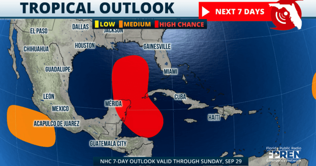 Here's what we know about a tropical system in the western Caribbean