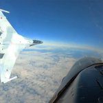 Russian Su-35 Shown ‘Headbutting’ American F-16 At Very Close Range Off Alaska