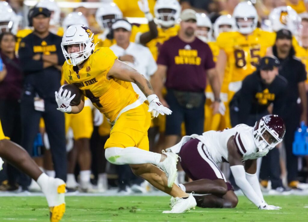 Arizona State RB Cam Skattebo ‘disrespected’ by Mississippi State football’s defensive game plan