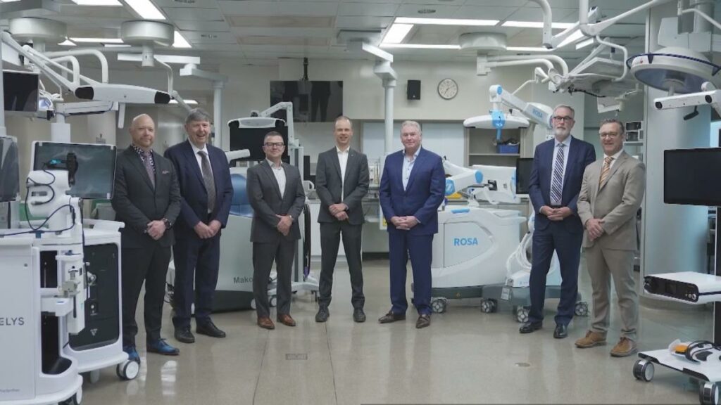 Canada’s first hospital with four major orthopedic robots onsite