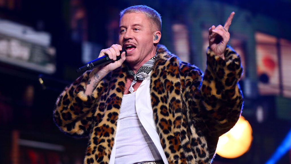 Macklemore performs in Australia.