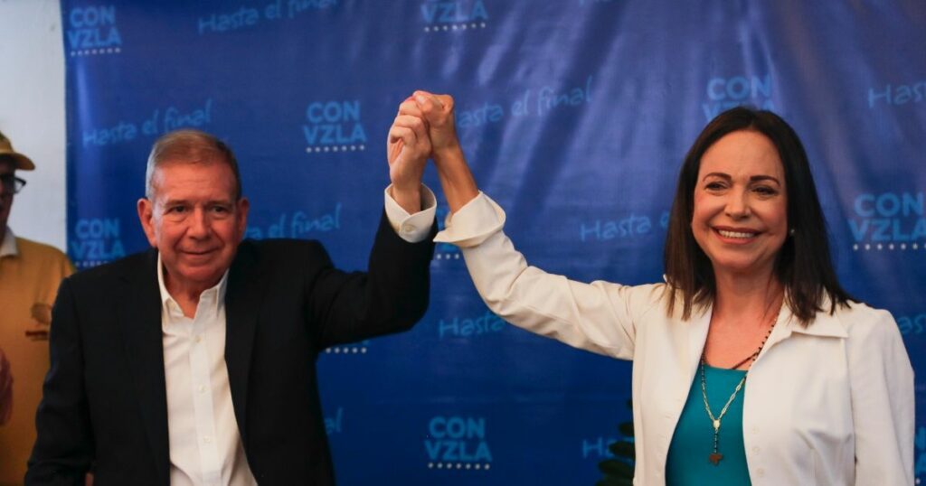 María Corina Machado y Edmundo González sostienen reunión con los presidentes de Uruguay, Paraguay y Guatemala