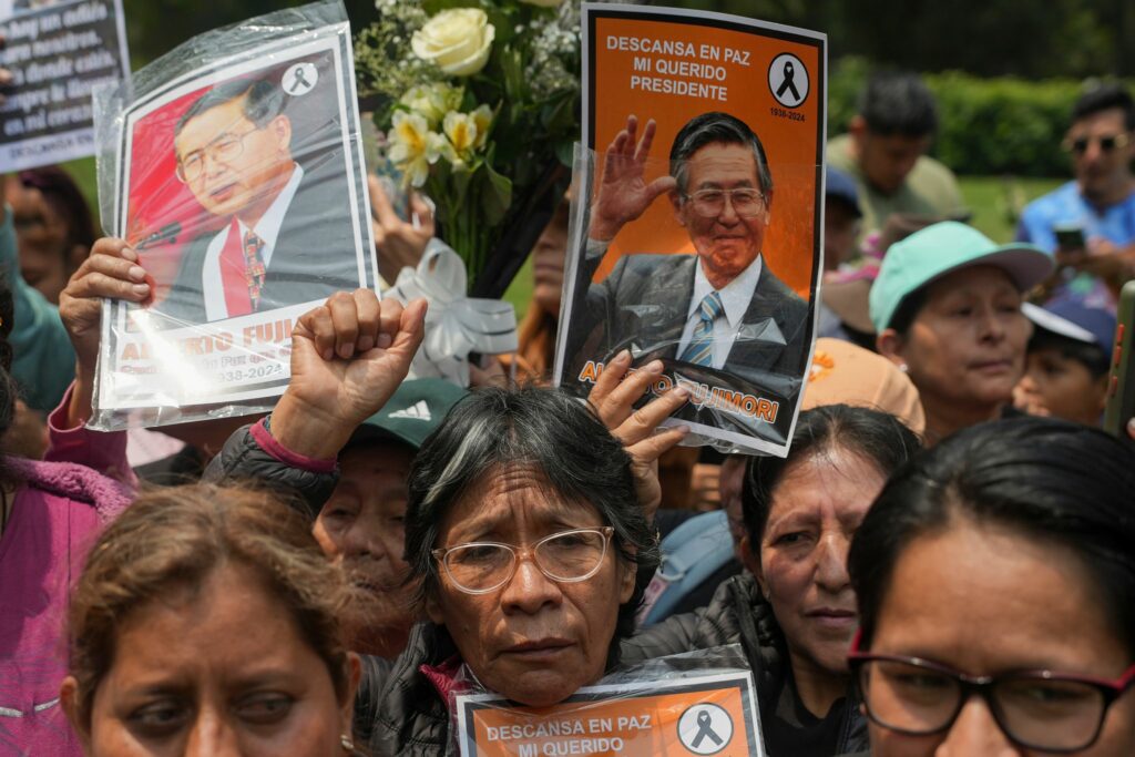 Peru’s Fujimori buried after 3 days of national mourning