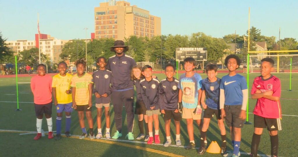 Soccer coach teaches kids love of the game after injury ended his playing career