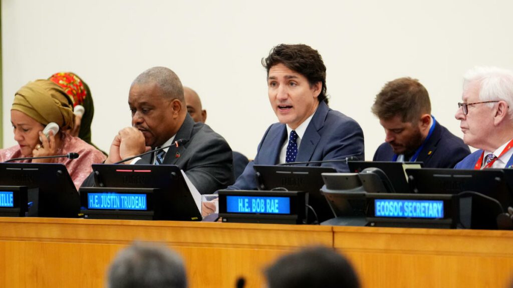 Trudeau cites slow but real progress in Haiti at UN event