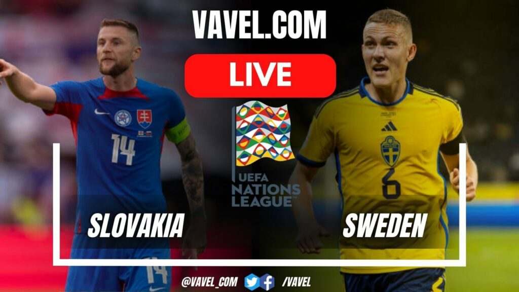 Highlights and goals: Slovakia 2-2 Sweden in UEFA Nations League | October 11, 2024