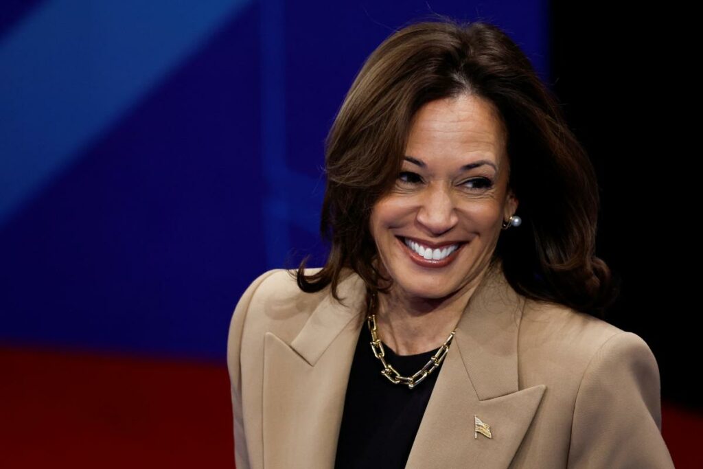 Kamala Harris, in Arizona, blasts Donald Trump and lauds late John McCain