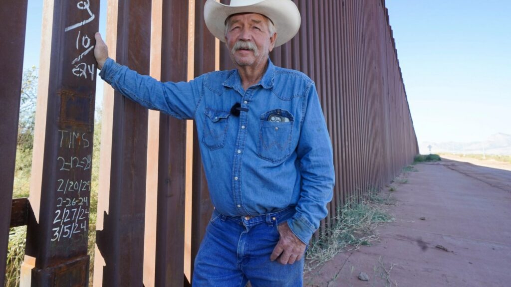 I live on US/Mexico border & 500k migrants have been caught or died on my land - it's a joke the wall is not finished