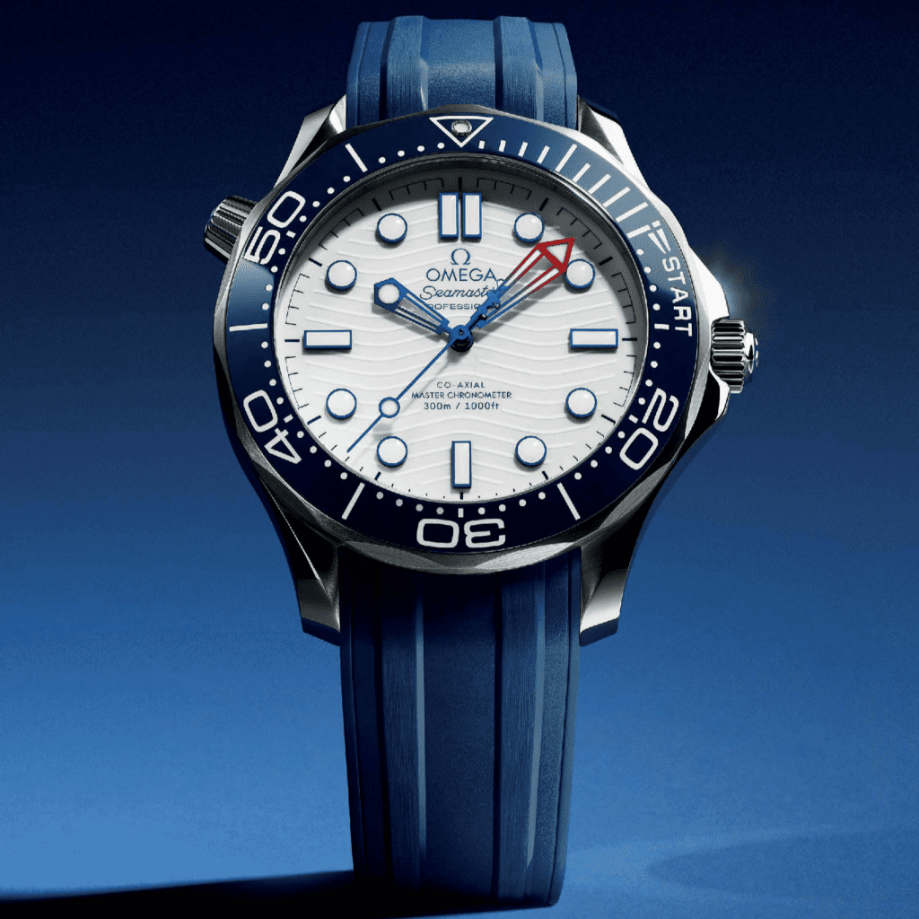 Up close with the OMEGA Seamaster Diver 300M America’s Cup Edition