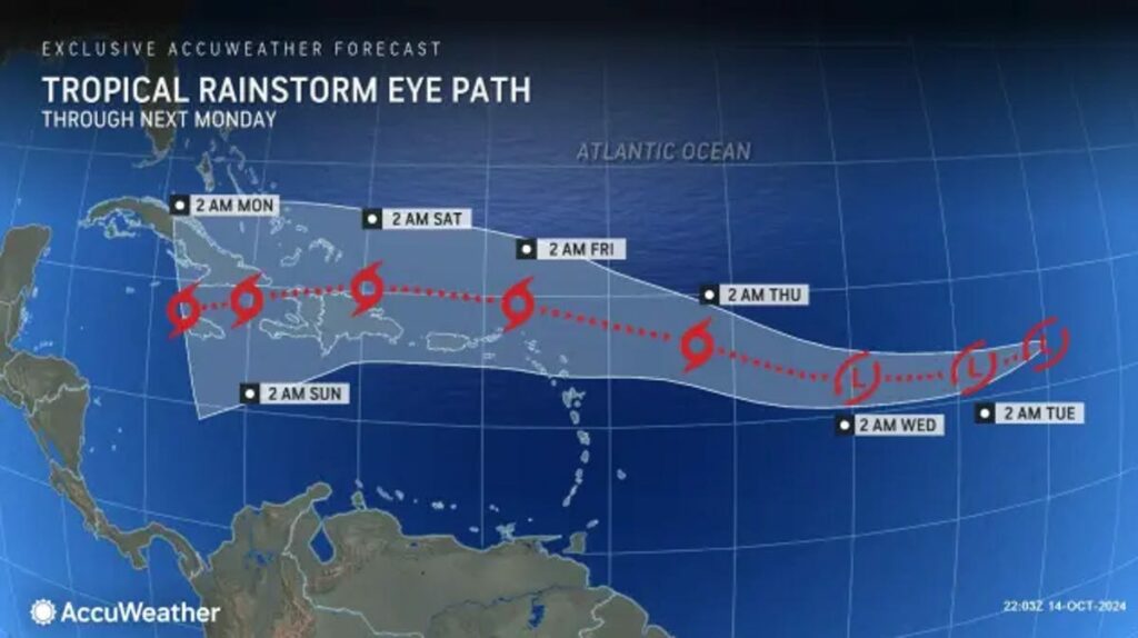 Tropical Storm Nadine? Two disturbances could be next named storm