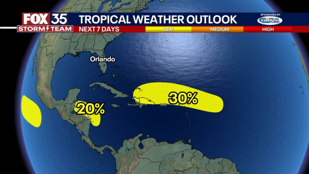 Cold front protecting Florida from the system