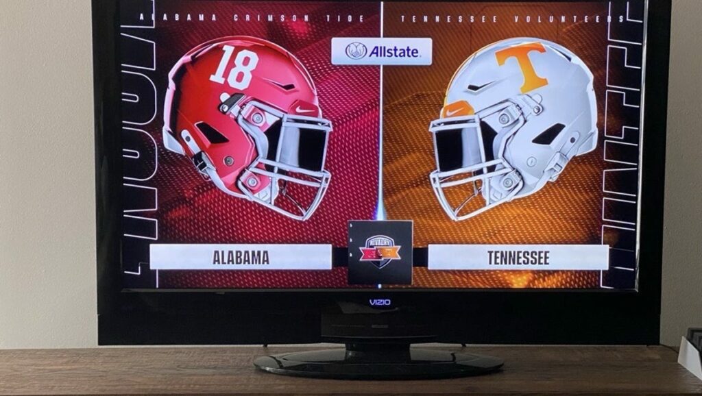 Tennessee vs. Alabama simulation for EA Sports College Football 25