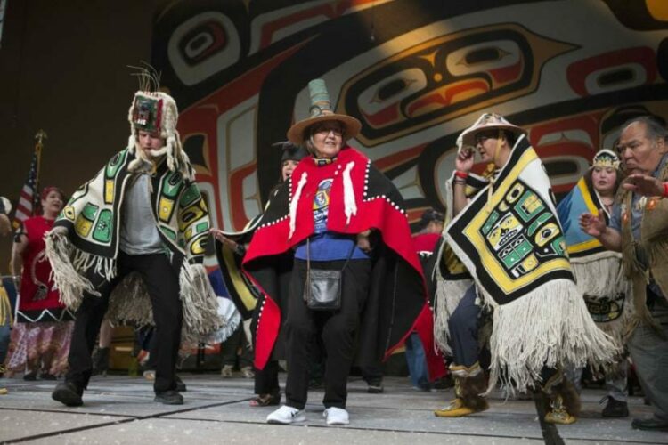 Alaskan Rosita Worl honored at White House with National Humanities Medal