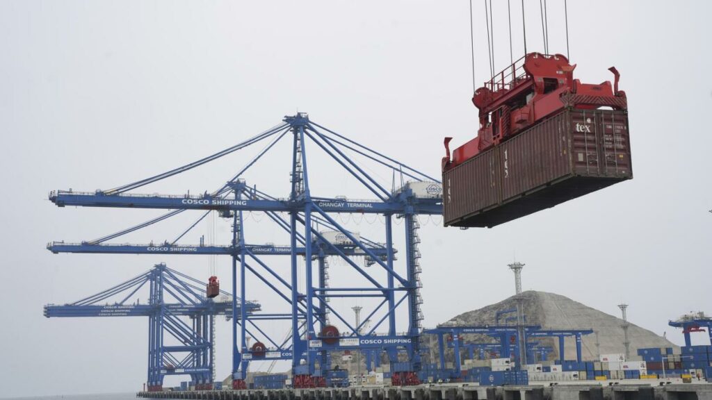 Chinese port on Peru's Pacific coast is 98% built, according to authorities and managers