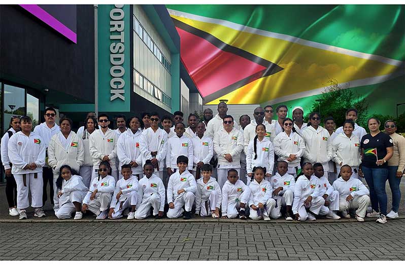 ISKF team Guyana in London for the 4th Shotocup