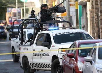 Mexico's Guardia Nacional respond to violence in Tabasco.