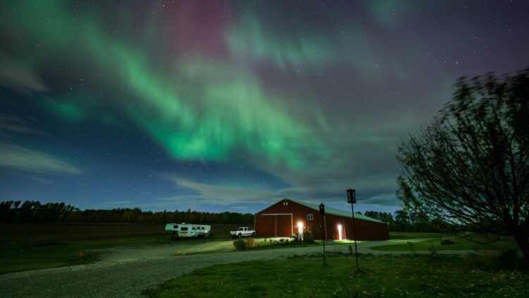 Northern lights visible across Canada this week