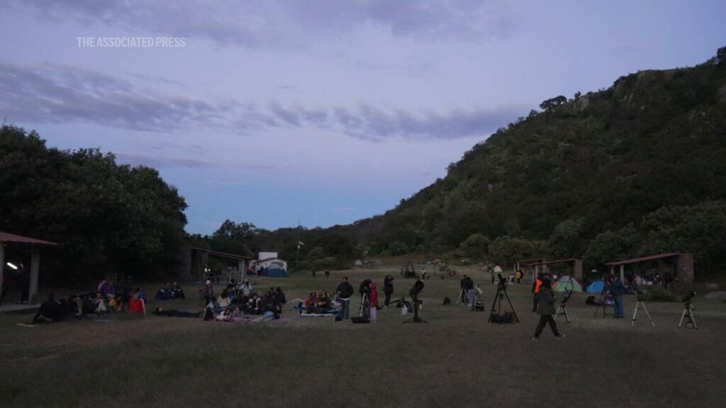 Rare comet draws Mexico’s stargazers to natural reserve spared from light pollution