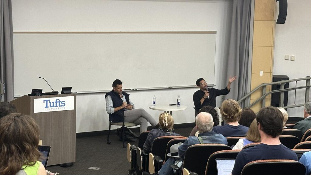 Salvadoran journalist and Boston civil rights lawyer discuss democracy, 2024 election, immigration policy during lecture