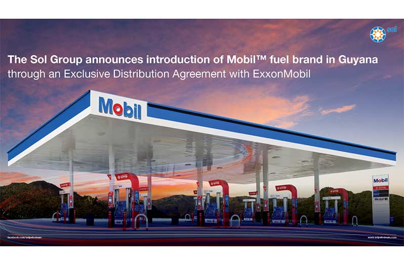 Sol introduces Mobil™ fuel brand to Guyana