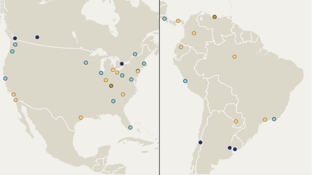 The best, and worst, places to live in the Americas