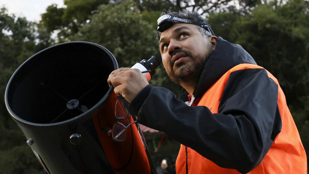 The dark sky over an urban park in central Mexico attracts stargazers who worry it might not last