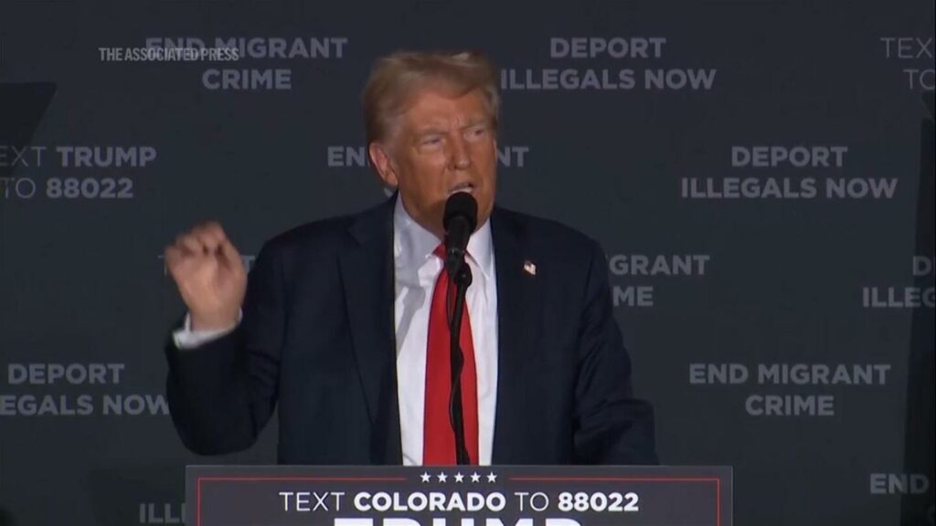 Trump campaigns in Colorado driving his anti-immigration message